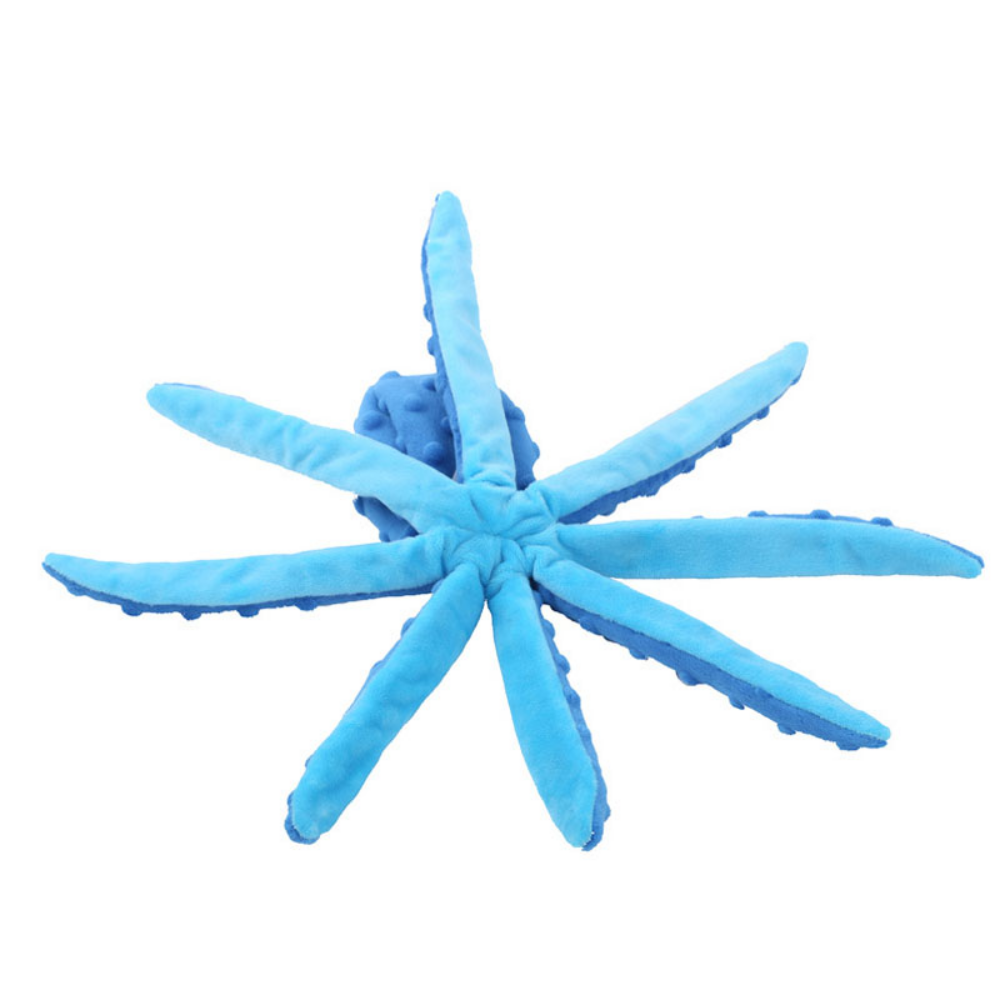 Interactive Plush Octopus Pet Toy